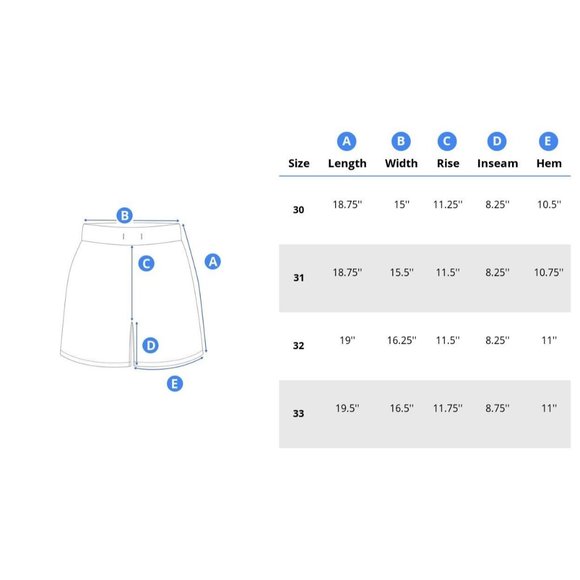 New albam Men's  31 / 32 / 33 8" Blue Canvas Drawstring Military Cadet Shorts - Picture 3 of 11